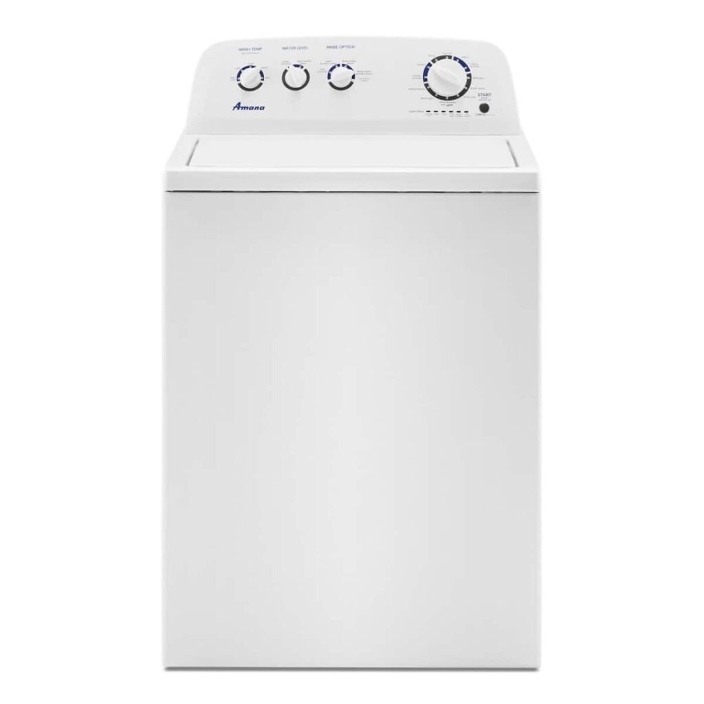 Amana 3.8 Cu. Ft. High Efficiency Top Load Washer High-Efficiency Agitator White from Kings Outlet