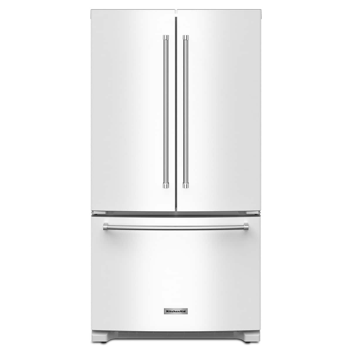 Kings Outlet KitchenAid 20 cu. ft. 36-Inch Width Counter-Depth French Door Refrigerator Interior Dispense White KitchenAid 20 cu. ft. 36-Inch Width Counter-Depth French Door Refrigerator Interior Dispense White from Kings Outlet