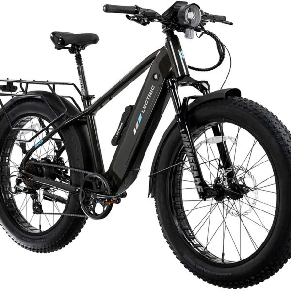 Lectric eBikes XPeak2 High-Step Long-Range eBike Max 80mi/28mph + Rear Rack/Fenders/Elite Headlight/Suspension Seat Post from Kings Outlet