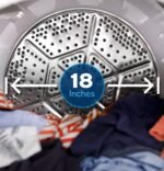 GE 7.2 Cu. Ft. Electric Dryer Long Venting up to 120 Ft White Matte from Kings Outlet
