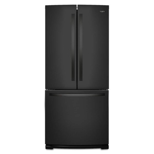 Whirlpool 20 Cu. Ft. Wide French Door Refrigerator Black from Kings Outlet