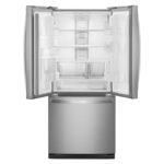 Whirlpool 20 Cu.ft Wide French Door Refrigerator Fingerprint Resistant Stainless Steel from Kings Outlet
