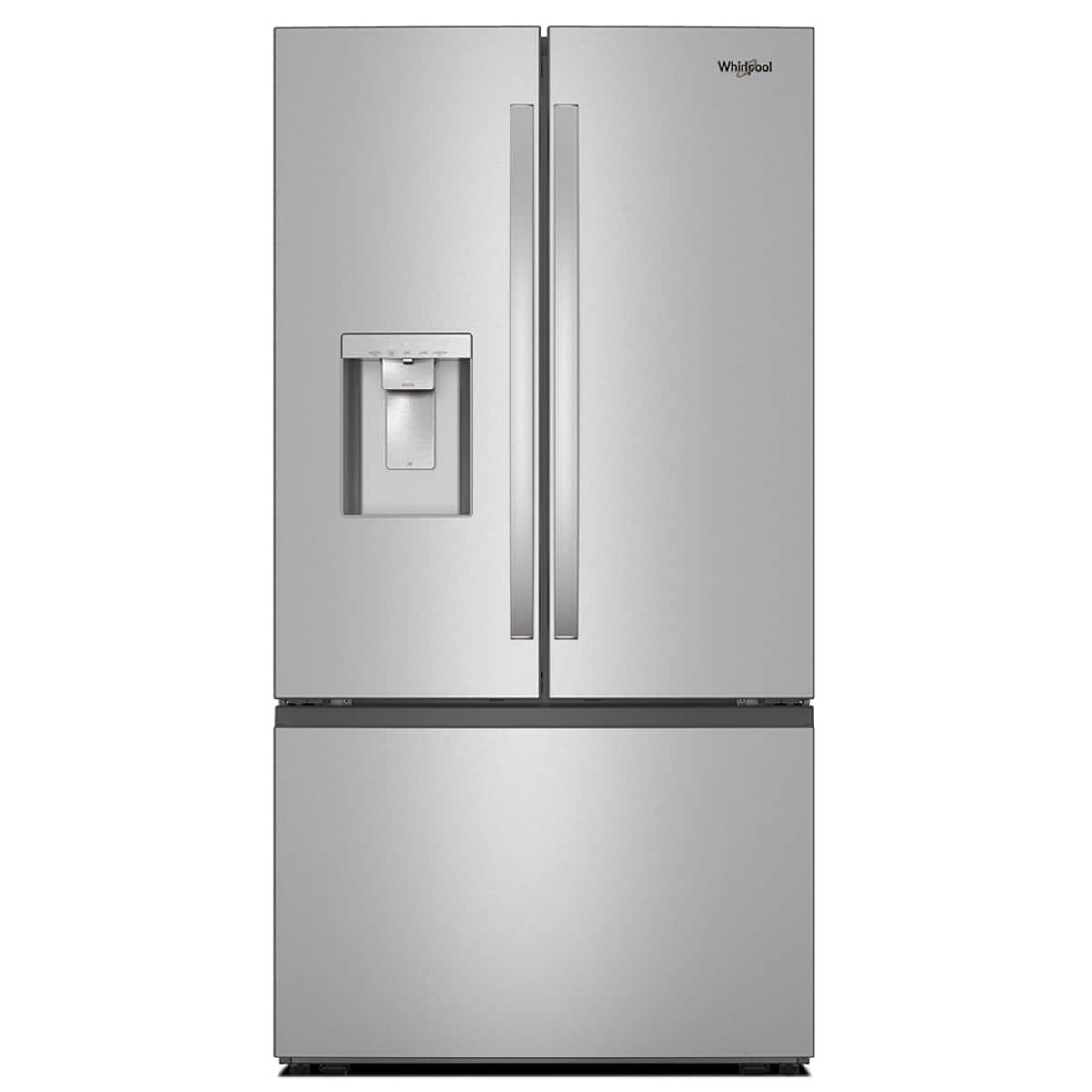 Kings Outlet Whirlpool 30 Cu. Ft. French Door Refrigerator Dual Ice Makers Fingerprint-Resistant Stainless Finish Whirlpool 30 Cu. Ft. French Door Refrigerator Dual Ice Makers Fingerprint-Resistant Stainless Finish from Kings Outlet