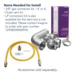 Insignia 6.7 Cu. Ft. Gas Dryer Sensor Dry White from Kings Outlet