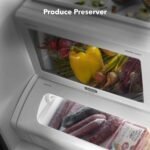 KitchenAid 21.9 Cu. Ft. French Door Counter-Depth Refrigerator Printshield Finish Black Stainless Steel from Kings Outlet
