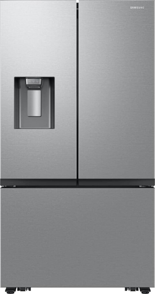 Samsung 26 cu. ft. Mega Capacity Counter Depth 3-Door French Door Refrigerator External Water from Kings Outlet