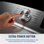 Maytag 7.4 Cu. Ft. Smart Electric Dryer Steam Extra Power Button White from Kings Outlet