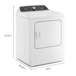 Whirlpool 7.0 Cu. Ft. Gas Dryer Steam Moisture Sensing White from Kings Outlet
