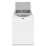 Maytag 4.8 Cu. Ft. High Efficiency Top Load Washer Steam Extra Power Button White from Kings Outlet
