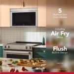 KitchenAid 1.1 Cu. Ft. Convection Flush Built-In Over-the-Range Microwave Air Fry Mode Stainless Steel from Kings Outlet