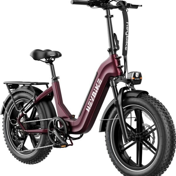 Heybike Ranger S 1000W Foldable Step-Thru Fat-Tire Ebike 55mi Max Range 28mph Max Speed from Kings Outlet
