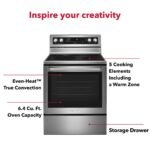 KitchenAid 6.4 Cu. Ft. Self-Cleaning Freestanding Electric Convection Range Stainless Steel from Kings Outlet