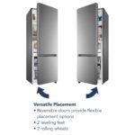 Insignia 11.5 Cu. Ft. Bottom Mount Refrigerator ENERGY STAR Certification Stainless Steel from Kings Outlet
