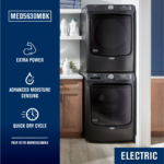Maytag 7.3 Cu. Ft. Stackable Electric Dryer Extra Power Button Volcano Black from Kings Outlet