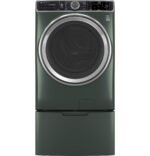GE 16" Laundry Pedestal Storage Drawer Select Washers Dryers Jade Green from Kings Outlet