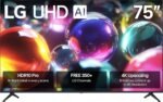 LG 75" Class UA7000 Series LED AI 4K UHD Smart webOS TV 2025 from Kings Outlet