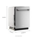 KitchenAid 24" Top Control Built-In Tub Dishwasher Third Level Jet Rack 40+ Total Wash from Kings Outlet
