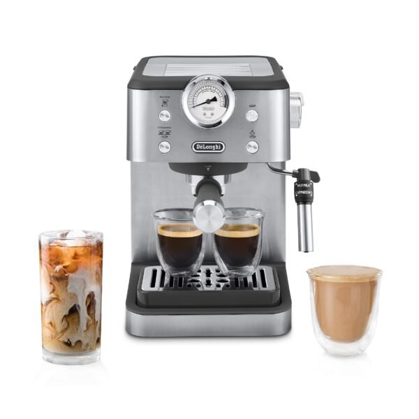 De Longhi Classic Espresso Machine Stainless Steel from Kings Outlet
