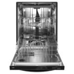 Whirlpool 24" Stainless Steel Dishwasher AI Intelligent Wash 47 dBA . Print Resistant Black from Kings Outlet