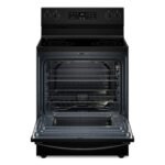 Whirlpool 5.3 Cu. Ft. Freestanding Electric Range No Preheat Mode Black from Kings Outlet