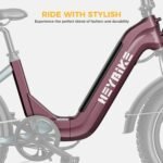 Heybike Ranger S 1000W Foldable Step-Thru Fat-Tire Ebike 55mi Max Range 28mph Max Speed from Kings Outlet