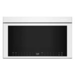 KitchenAid 1.1 Cu. Ft. Convection Flush Built-In Over-the-Range Microwave Air Fry Mode White from Kings Outlet