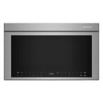 KitchenAid 1.1 Cu. Ft. Convection Flush Built-In Over-the-Range Smart Microwave Sensor Cooking Air Fry from Kings Outlet