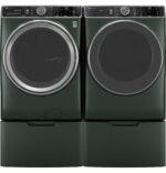 GE 16" Laundry Pedestal Storage Drawer Select Washers Dryers Jade Green from Kings Outlet
